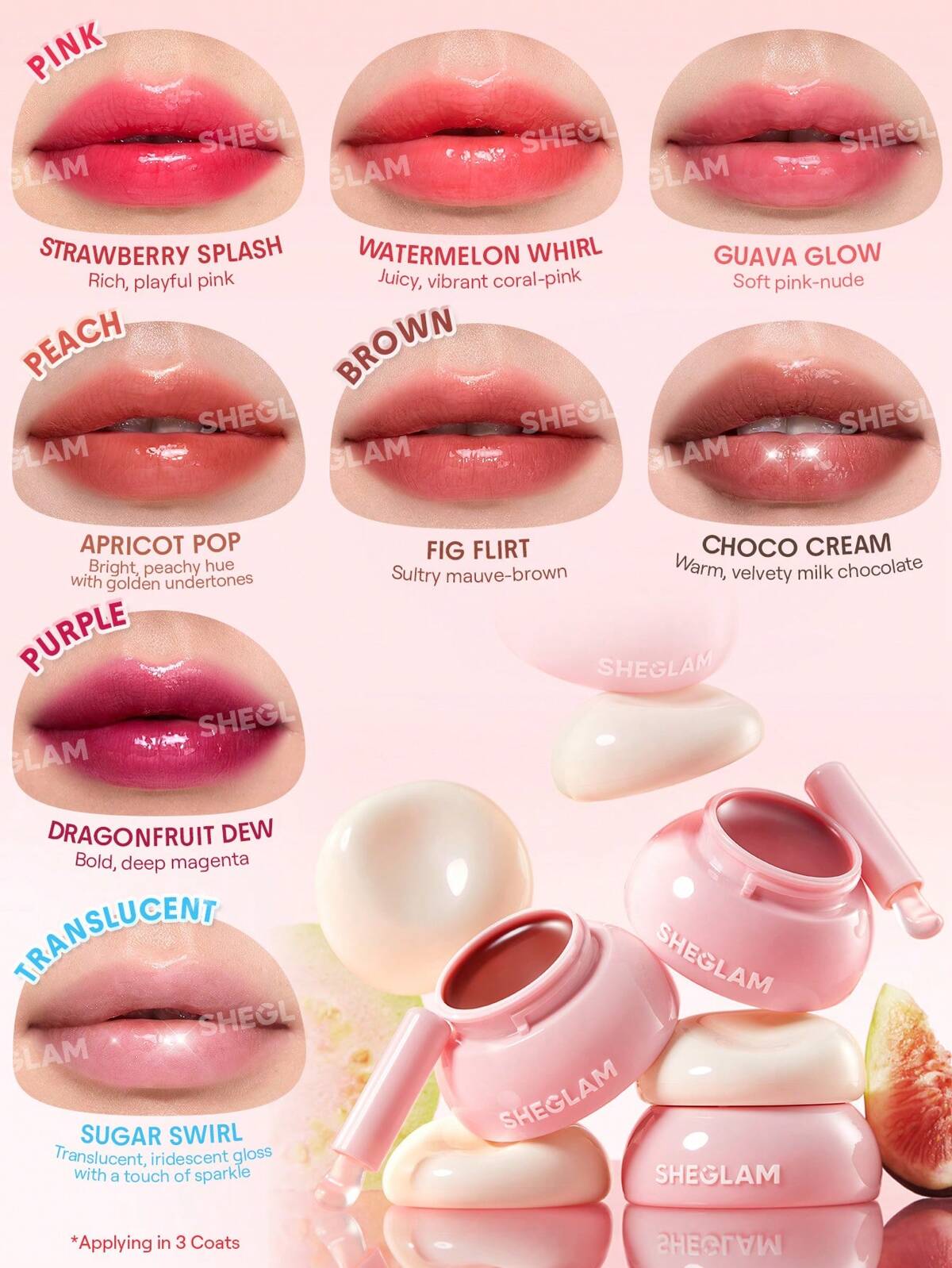 sheglam hydra jelly pocket lip jam sheglam hydra jelly pocket lip jam