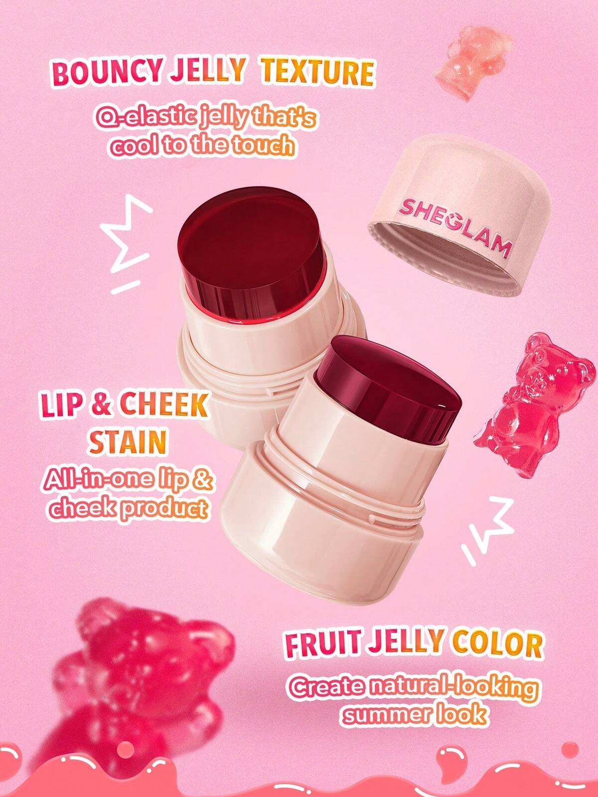 sheglam jelly licious tinted blush stick sheglam jelly licious tinted blush stick